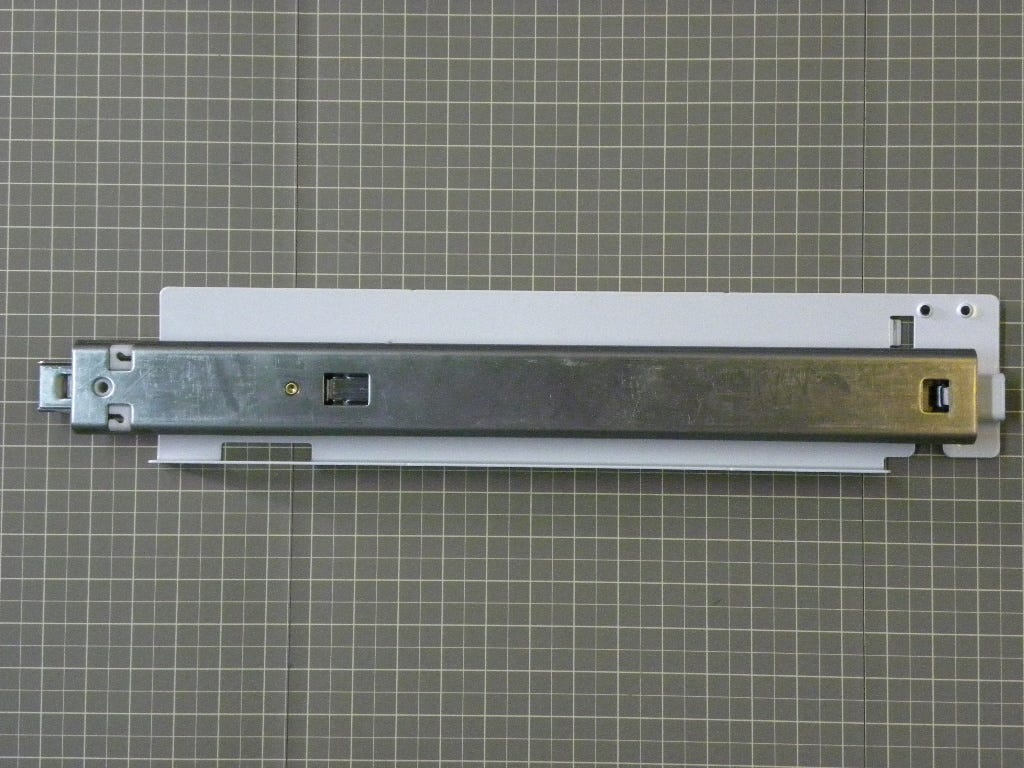 GE Refrigerator Rail Slide Low R WR72X10266