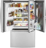 GE Profile Series 22.2 Cu. Ft. Counter-Depth French-Door Refrigerator with Door In Door and Hands-Free AutoFill PYD22KYNFS