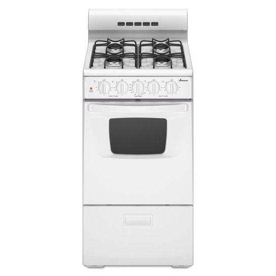 Amana 2.6 cu. ft. 20 in. Gas Range with Oven Window AGG222VDW