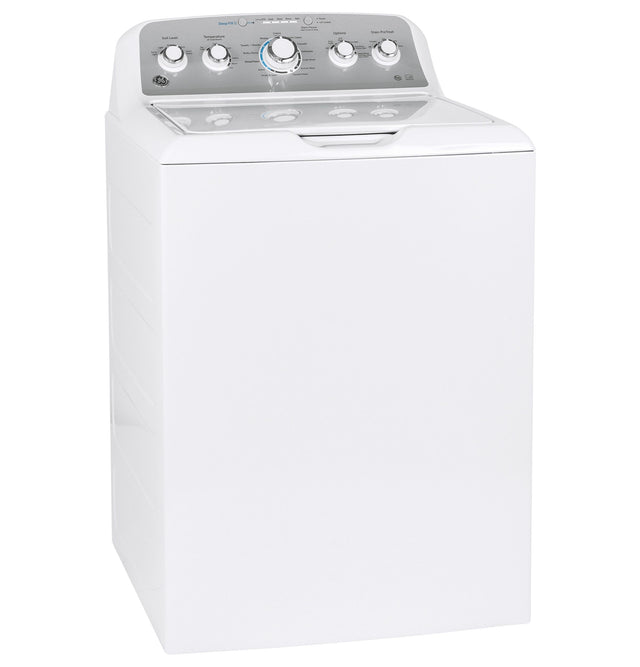 GE 4.6 cu. ft. Capacity Washer with Stainless Steel Basket GTW500ASNWS