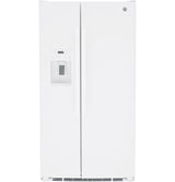 GE 25.3 Cu. Ft. Side-By-Side Refrigerator GSS25GGPWW-White