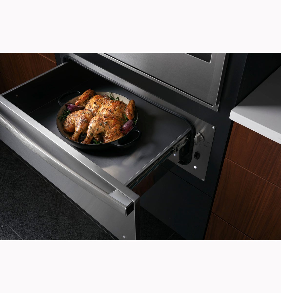 GE Profile™ 30" Warming Drawer PTW9000SPSS