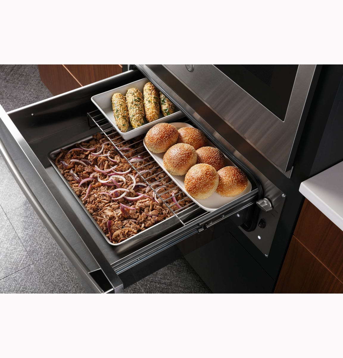 GE Profile™ 30" Warming Drawer PTW9000SPSS