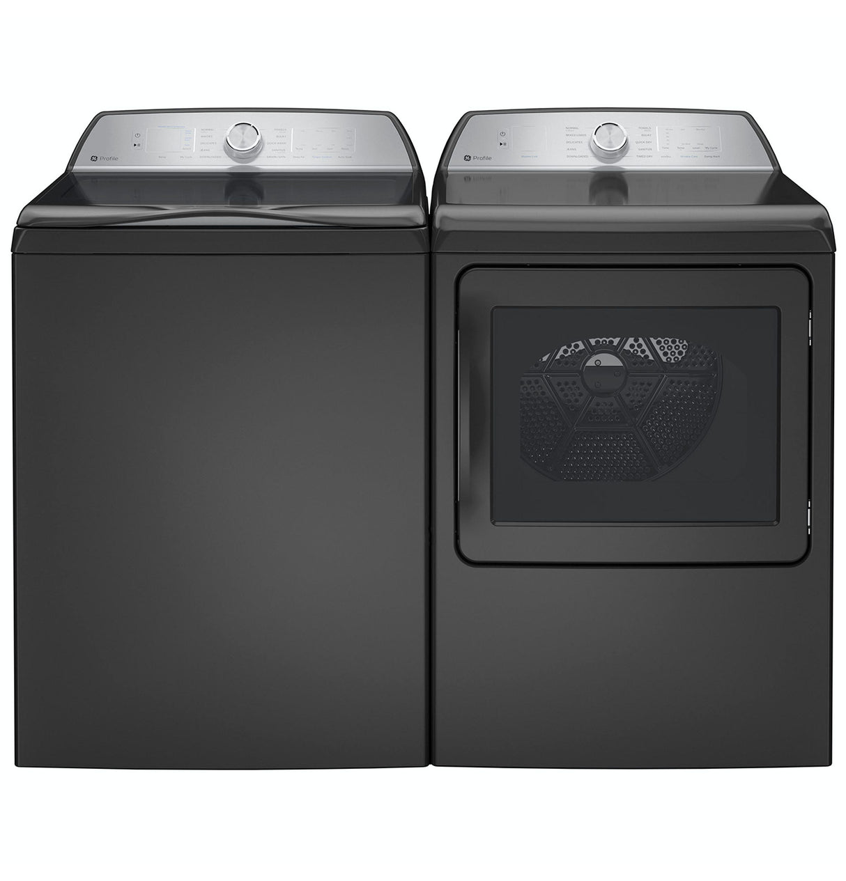 GE Profile 4.9 cu. ft. Capacity Washer with Smarter Wash Technology and FlexDispense PTW605BPRDG
