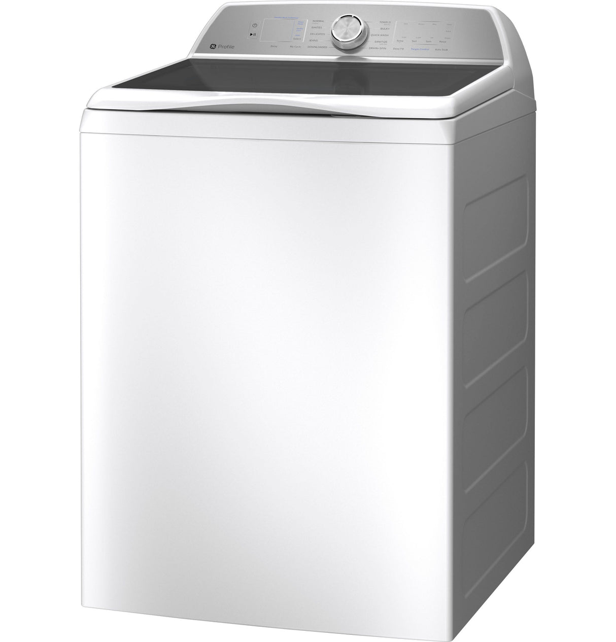 GE Profile 4.9 cu. ft. Capacity Washer with Smarter Wash Technology and FlexDispense PTW605BSRWS