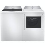 GE Profile 4.9 cu. ft. Capacity Washer with Smarter Wash Technology and FlexDispense PTW605BSRWS-White