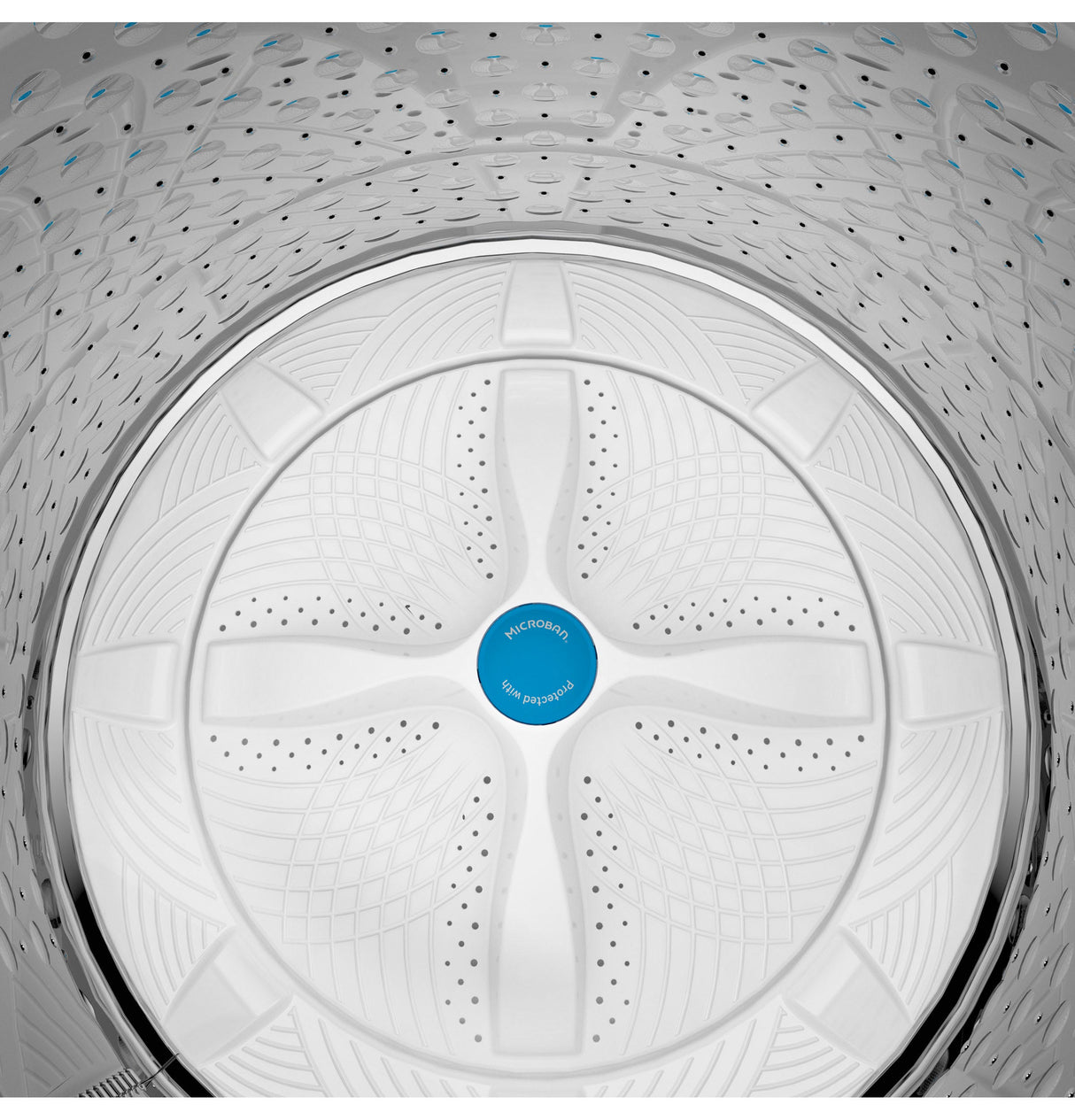 GE Profile 5.0 cu. ft. Capacity Washer with Smarter Wash Technology and FlexDispense PTW600BPRDG