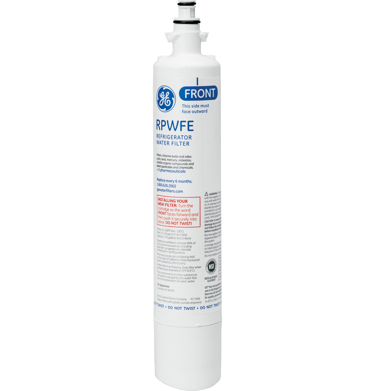 Ge Rpwfe Filter GE® Refrigerator Water Filter RPWFE – Appliance Depot