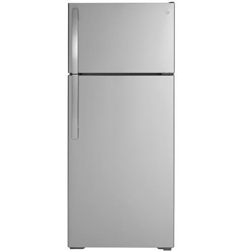 GE ENERGY STAR 17.5 Cu. Ft. Top-Freezer Refrigerator GIE18GSNRSS