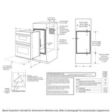 Café 30 in. Combination Double Wall Oven with Convection and Advantium Technology CTC912P2NS1