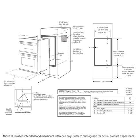 Café 30 in. Combination Double Wall Oven with Convection and Advantium Technology CTC912P2NS1