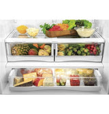 GE Profile Series ENERGY STAR 23.1 Cu. Ft. Counter-Depth French-Door Refrigerator PWE23KYNFS