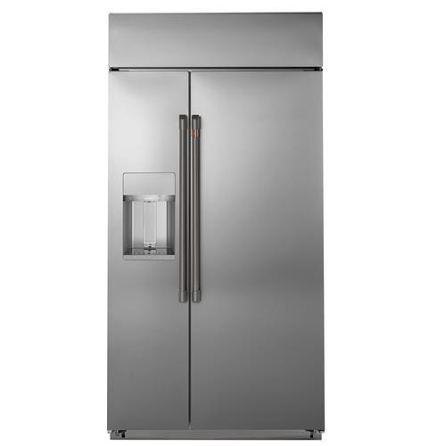 Café 48" Smart Built-In Side-by-Side Refrigerator with Dispenser CSB48YP2NS1