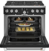 Café 36" Smart Dual-Fuel Commercial-Style Range with 6 Burners (Natural Gas) C2Y366P3TD1