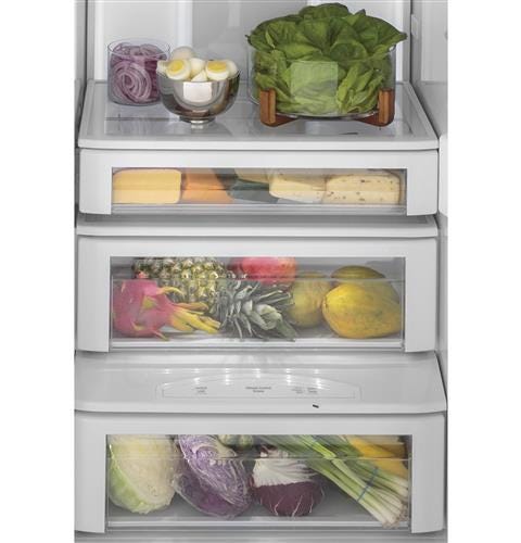 GE Profile Series 48" Smart Built-In Side-by-Side Refrigerator with Dispenser PSB48YSNSS