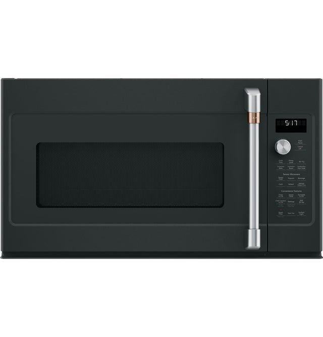 Café™ 1.7 Cu. Ft. Convection Over-the-Range Microwave Oven CVM517P3RD1-Matte Black