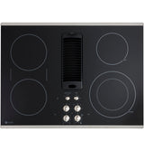 GE Profile 30" Downdraft Electric Cooktop PP9830SRSS-Stainless Steel