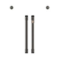 Café 2 French-Door Handles; 2 Knobs - Brushed Black CXWSFHKPMBT