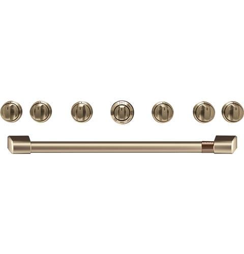 Café 36" Brushed Bronze Handle & Knob Set for Pro Range and Rangetop CXPR6HKPMBZ