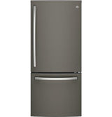 GE Series ENERGY STAR 20.9 Cu. Ft. Bottom Freezer Refrigerator GDE21EMKES