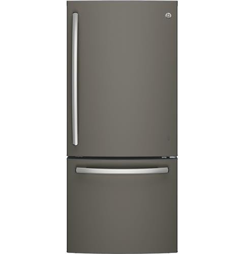 GE Series ENERGY STAR 20.9 Cu. Ft. Bottom Freezer Refrigerator GDE21EMKES