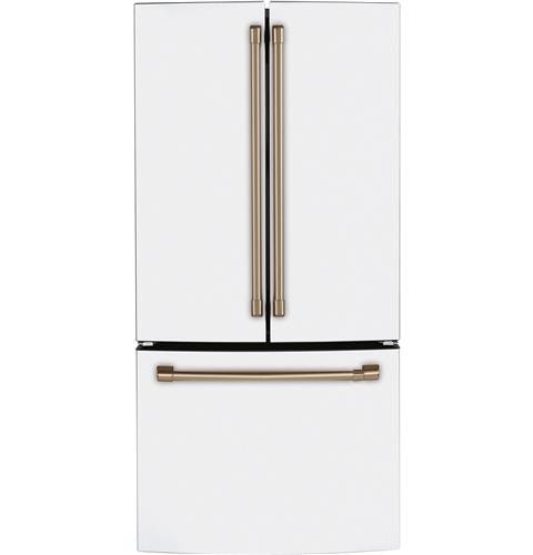 Café ENERGY STAR 18.6 Cu. Ft. Counter-Depth French-Door Refrigerator CWE19SP4NW2