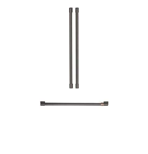 Café Refrigeration Handle Kit - Brushed Black CXMB3H3PNBT