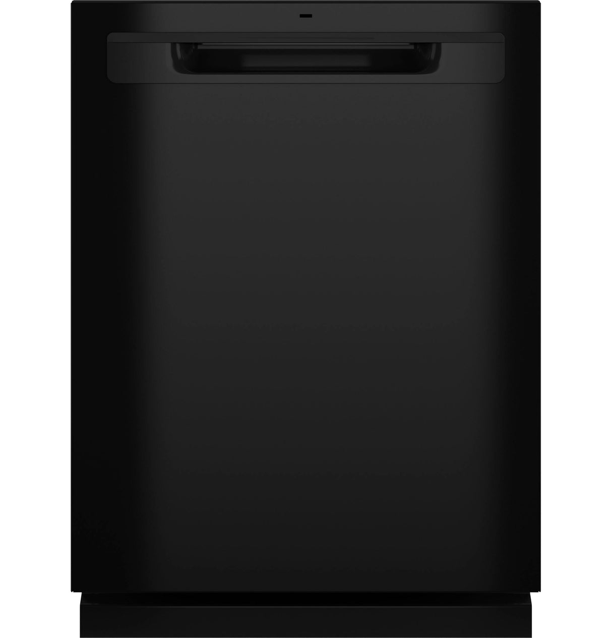 GE Top Control with Plastic Interior Dishwasher with Sanitize Cycle Dry Boost GDP630PGRBB