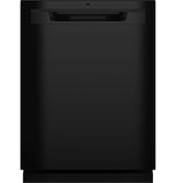 GE Top Control with Plastic Interior Dishwasher with Sanitize Cycle Dry Boost GDP630PGRBB-Black