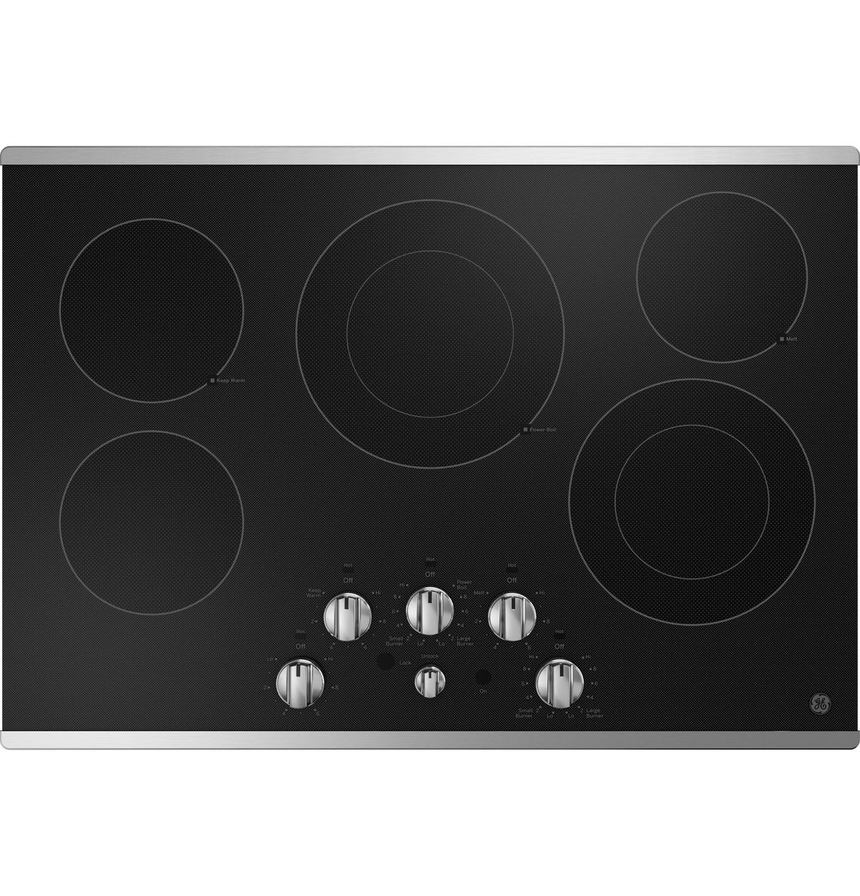 GE 30" Built-In knob Control Electric Cooktop JEP5030STSS