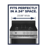 GE 24" Steam Clean Free-Standing/Slide-in Gas Range JGAS640RMSS