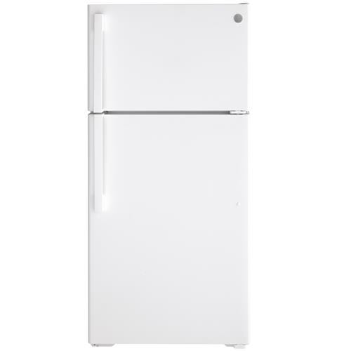 GE ENERGY STAR 15.6 Cu. Ft. Top-Freezer Refrigerator GTE16DTNRWW