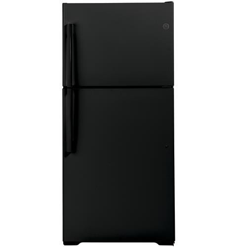 GE ENERGY STAR 19.1 Cu. Ft. Top-Freezer Refrigerator GTE19JTNRBB