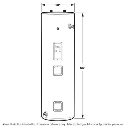 GE Smart 40 Gallon Tall Electric Water Heater GE40T10BLM