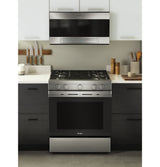 Haier 30" Smart Slide-In Gas Range with Convection QGSS740RNSS