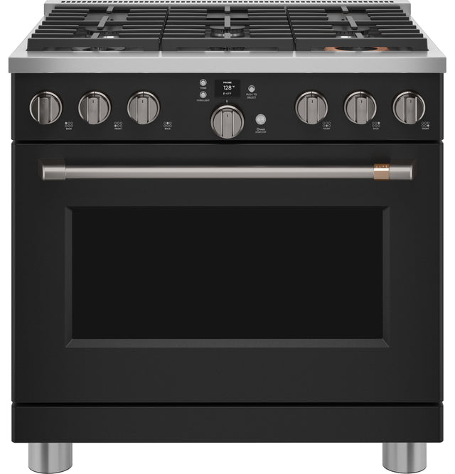 Café 36" Smart Dual-Fuel Commercial-Style Range with 6 Burners (Natural Gas) C2Y366P3TD1