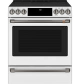 Café 30" Smart Slide-In, Front-Control, Radiant and Convection Range CES700P4MW2