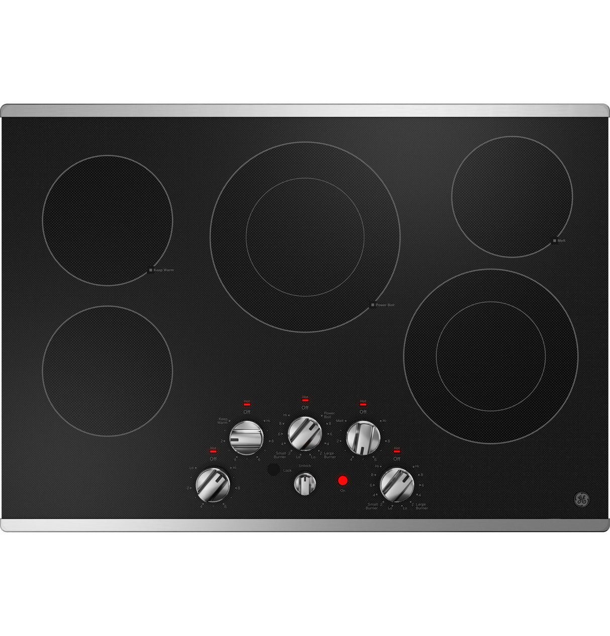 GE 30" Built-In knob Control Electric Cooktop JEP5030STSS