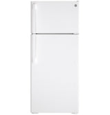 GE ENERGY STAR 17.5 Cu. Ft. Top-Freezer Refrigerator GTE18DTNRWW