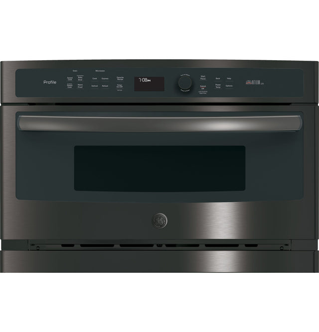 GE Profile Series 30 in. Single Wall Oven with Advantium Technology PSB9120BLTS