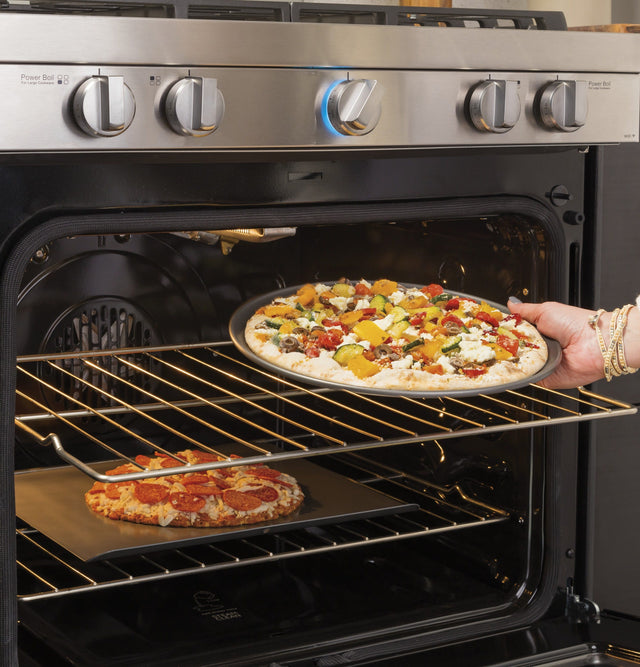 Haier 30" Smart Slide-In Gas Range with Convection QGSS740RNSS