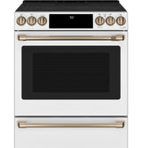 Café 30" Smart Slide-In, Front-Control, Radiant and Convection Range CES700P4MW2