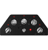 GE 36" Built-In Knob Control Electric Cooktop JEP5036STSS-Stainless Accents- Aluminum Trim