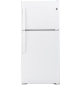 GE ENERGY STAR 19.1 Cu. Ft. Top-Freezer Refrigerator GTE19JTNRWW