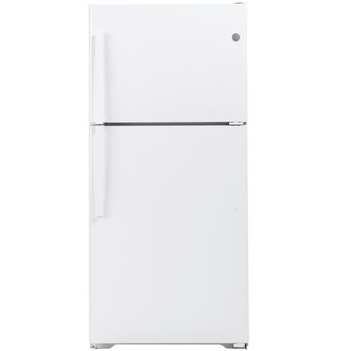 GE ENERGY STAR 19.1 Cu. Ft. Top-Freezer Refrigerator GTE19JTNRWW