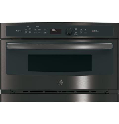 GE Profile Series 30 in. Single Wall Oven with Advantium Technology PSB9120BLTS