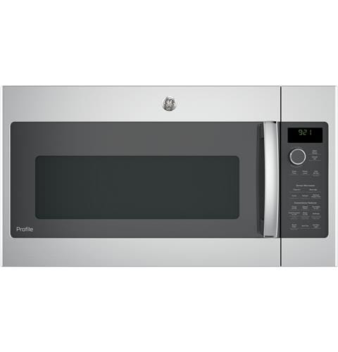 GE Profile Series 2.1 Cu. Ft. Over-the-Range Sensor Microwave Oven PVM9215SKSS