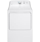 GE® 6.2 cu. ft. capacity aluminized alloy drum electric dryer GTX33EASKWW