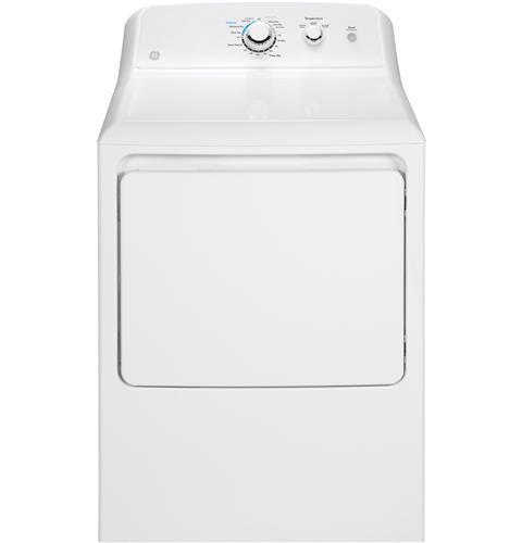 GE® 6.2 cu. ft. capacity aluminized alloy drum electric dryer GTX33EASKWW