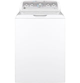 GE 4.6 cu. ft. Capacity Washer with Stainless Steel Basket GTW500ASNWS